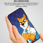 گلس گوشی آیفون لبه نشکن شفاف شیبا📱