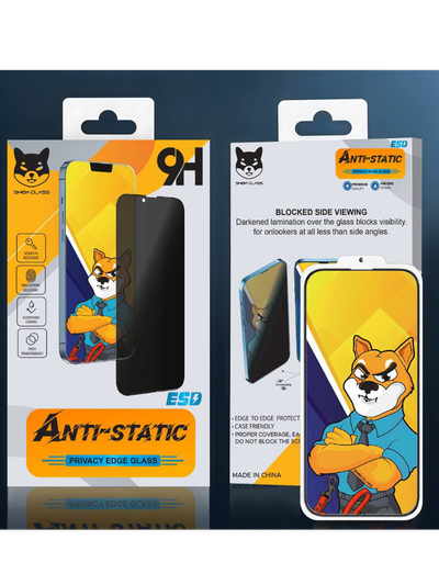 گلس گوشی لبه نشکن پرایوسی شیبا📱