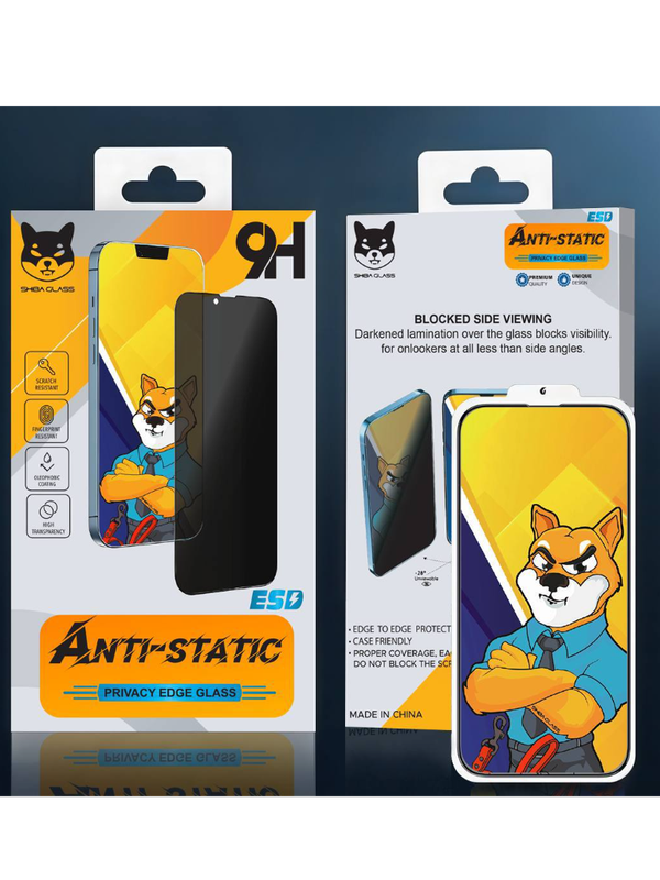 گلس گوشی لبه نشکن پرایوسی شیبا📱