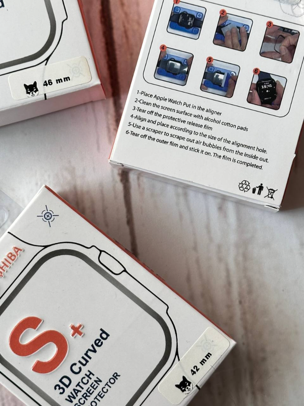 گلس اپل واچ S+ نانو پلیمر شیبا⌚