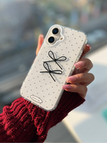 قاب گوشی آیفون پاپیون برجسته خالدار🎀