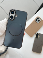 قاب گوشی آیفون مگسیف استیل PVD MagSafe stailess🤎