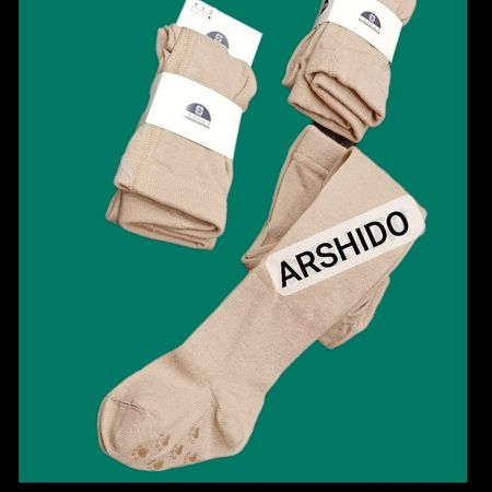 جورابشلواری بچگانه عمده 6عددی| کف استپدار سوپر پنبه کرم