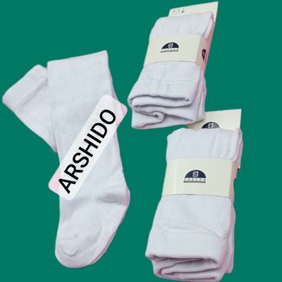 جوراب شلواری عمده 6 عددی/ جوراب شلواری نوزادی پنبه عمده / جورابشلواری کف استپدار سوپر پنبه سفید