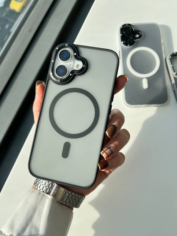 قاب آیفون مگسیف مات ساعتی🌀