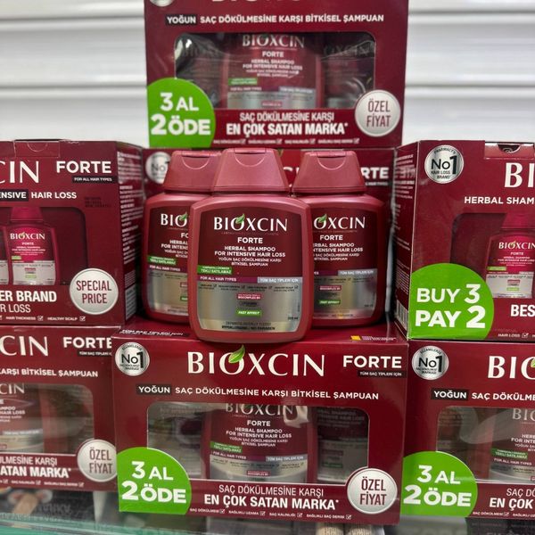 شامپو ضد ریزش Bioxcin Forte اصل – پک 3 عددی