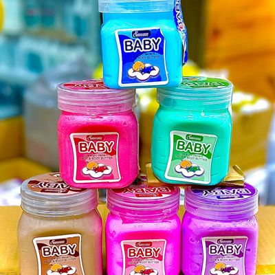 کره بدن Sanam  مدل Baby مناسب برای انواع پوست وزن 300 گرم