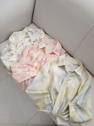 شومیز شیشه ای طرحدار