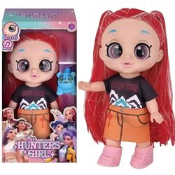 عروسک چشم تیله ای  میرا کی پاپ 26 سانتی متر Mira KPop Demon Hunters کد 03_3433