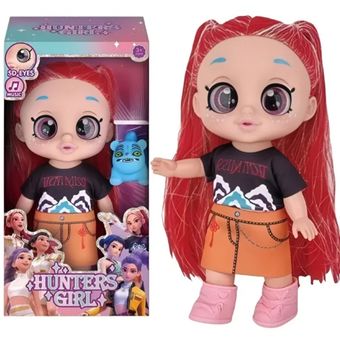 عروسک چشم تیله ای  میرا کی پاپ 26 سانتی متر Mira KPop Demon Hunters کد 03_3433