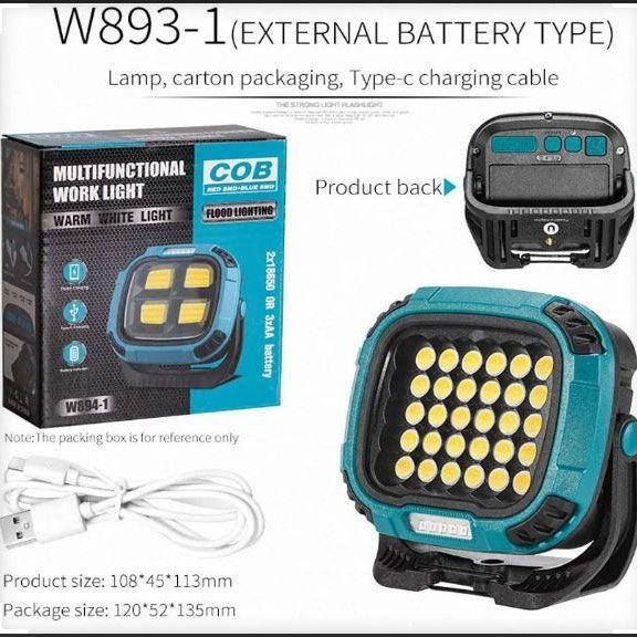 چراغ شارژی کمپینگ اسمال سان مدل W893