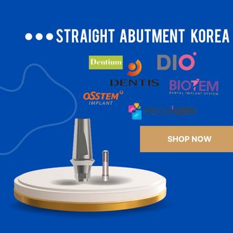 اباتمنت مستقیم رگولار/ ساخت کشور ترکیه/ کامپتیبل با سیستم کره/Straight Abutment Regular Korea