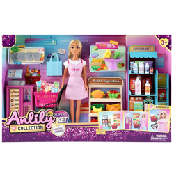 باربی Anlily ست سوپرمارکت با سبد خرید کد 616966