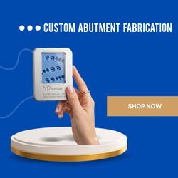 Custome Abutment Fabrication/ شابلون کاستومایز هیلینگ و اباتمنت موقت