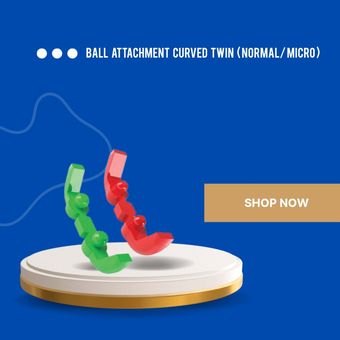 Ball Attachment Curved Twin / بال اتچمنت دوقلو خمیده