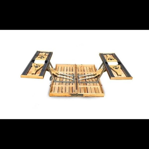 ست میز و صندلی چوبی تاشو کمپینگ 4 نفره مدل CT-150