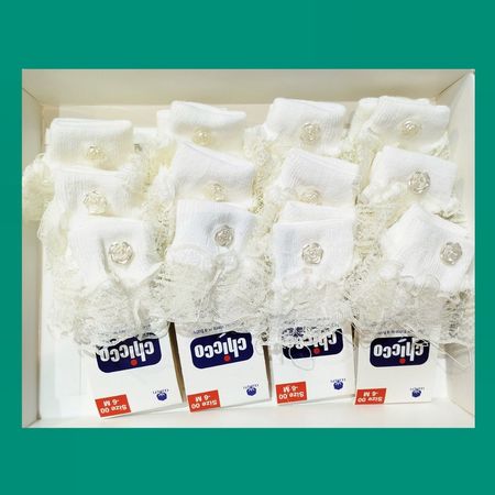 جوراب عمده لبتور بچگانه حریر نباتی ساده لبرگرد ارشیدو