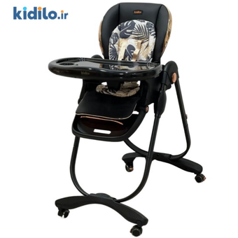 صندلی غذا کیدیلو Kidilo مدل لاکچری YQ268 - مشکی طلایی