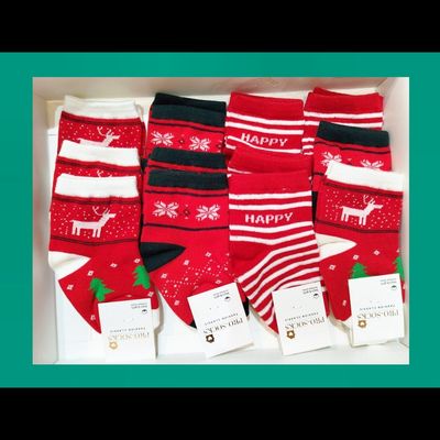 جوراب عمده بچگانه مچی 4 جین پنبه سایزی 3/4/5/6