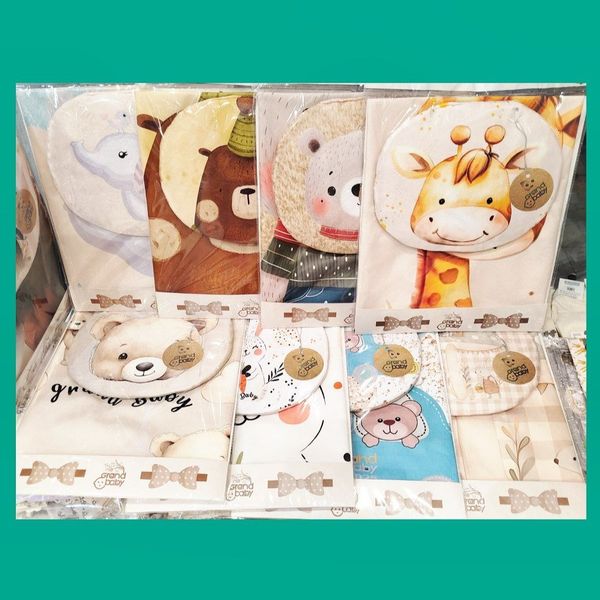 زیراندازبالشدار نوزادی عمده پک 10عددی سایز متوسط زیرانداز و تشک تعویض کودک