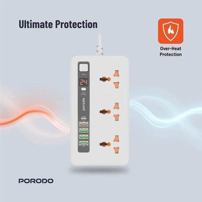 چندراهی و هاب شارژ هوشمند Porodo  مدل سری PD-FWCH013