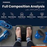 ترازو و آنالیزور هوشمند بدن Porodo مدل PDLFST089BK