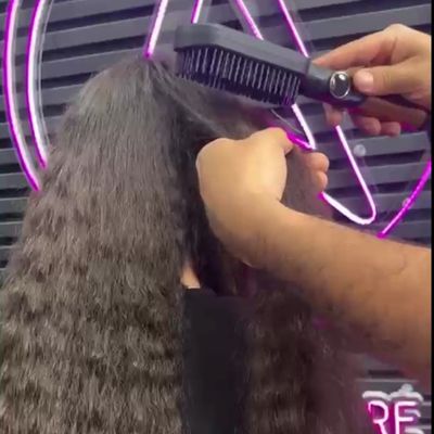 برس حرارتی صاف‌کننده مو مدل انزو  988▪️