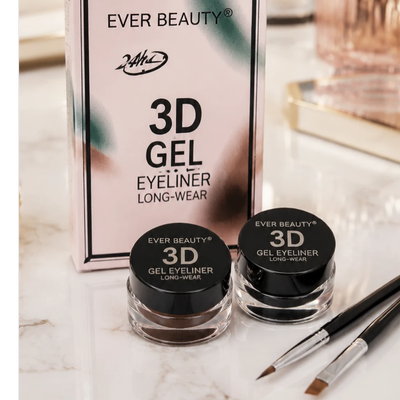 خط چشم ژله‌ای 24 ساعته چندکاره (مشکی و قهوه‌ای)over beauty