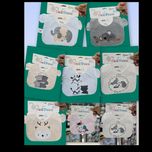 تولید پیشبند نوزادی عمده12عددی گلدوزی شده