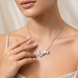 گردنبند نقره زنانه 10