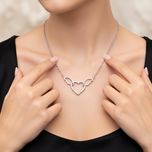 گردنبند نقره زنانه 12