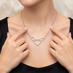گردنبند نقره زنانه 12