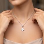 گردنبند نقره زنانه 15