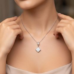 گردنبند نقره زنانه 15