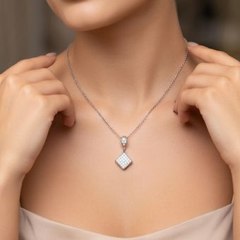 گردنبند نقره زنانه 15