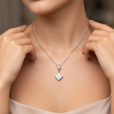 گردنبند نقره زنانه 15
