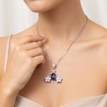 گردنبند نقره زنانه 18