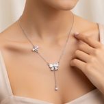 گردنبند نقره زنانه 8