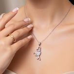 گردنبند نقره زنانه 22