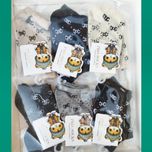 جوراب نوزادی عمده 12جفتی سوپر پنبه اعلاپنجه گیری شده