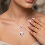 گردنبند نقره زنانه 43