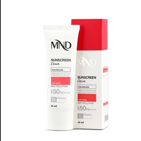 کرم ضد آفتاب با فاکتور حفاظتی 50 (SPF 50) ام ان دی مناسب پوست خشک