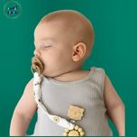 بند پستانک نوزادی عمده مدل گیره چوبی