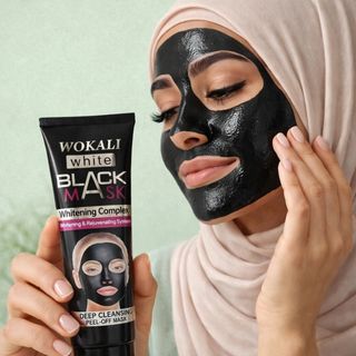 ماسک زغال وکالی WOKALI White Black Mask | ماسک پاکسازی و رفع جوش سرسیاه
