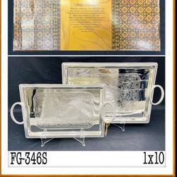 سینی استیل دوتایی رومانتیک هوم 346