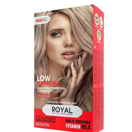 کیت رنگ مو بلوند کنفی رویال کد R312