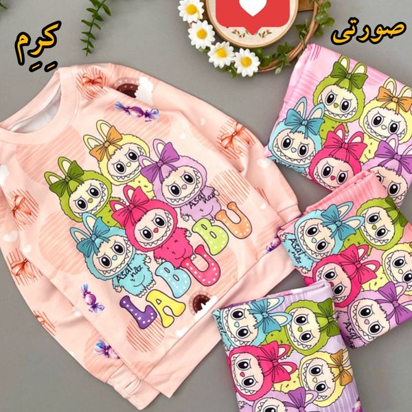 بلوز تک دخترانه لبوبو آستین فینگر دار سایز 40 تا 55