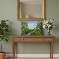 تابلو نقاشی طرح رود 60×40