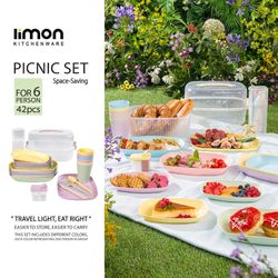 سرویس مسافرتی 42 پارچه پاستیلی لیمون