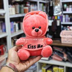 عروسک خرس گلبهی kiss me